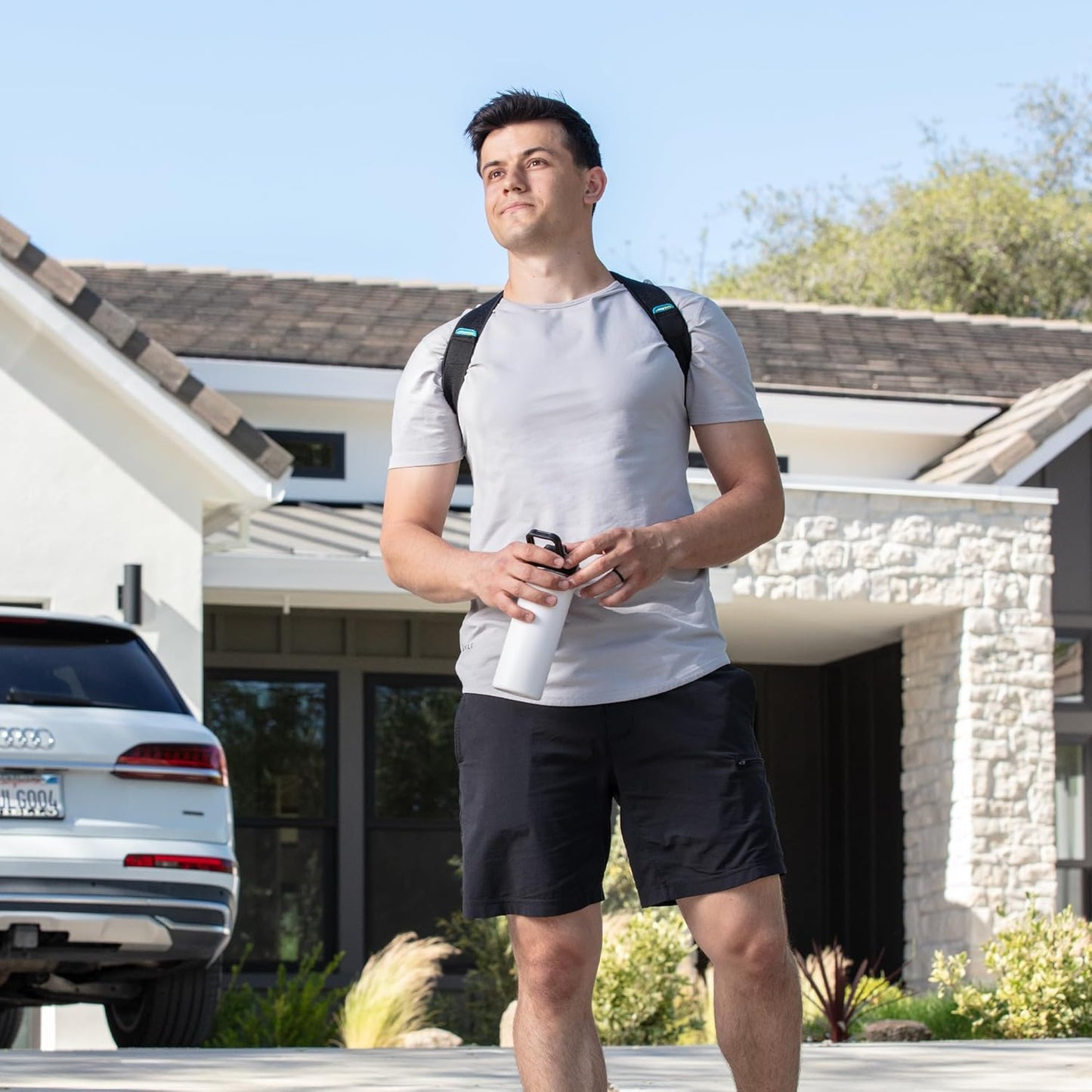 Comfybrace Posture Corrector-Back Brace for Men and Women- Fully Adjustable Straightener for Mid, Upper Spine Support- Neck, Shoulder, Clavicle and Back Pain Relief-Breathable