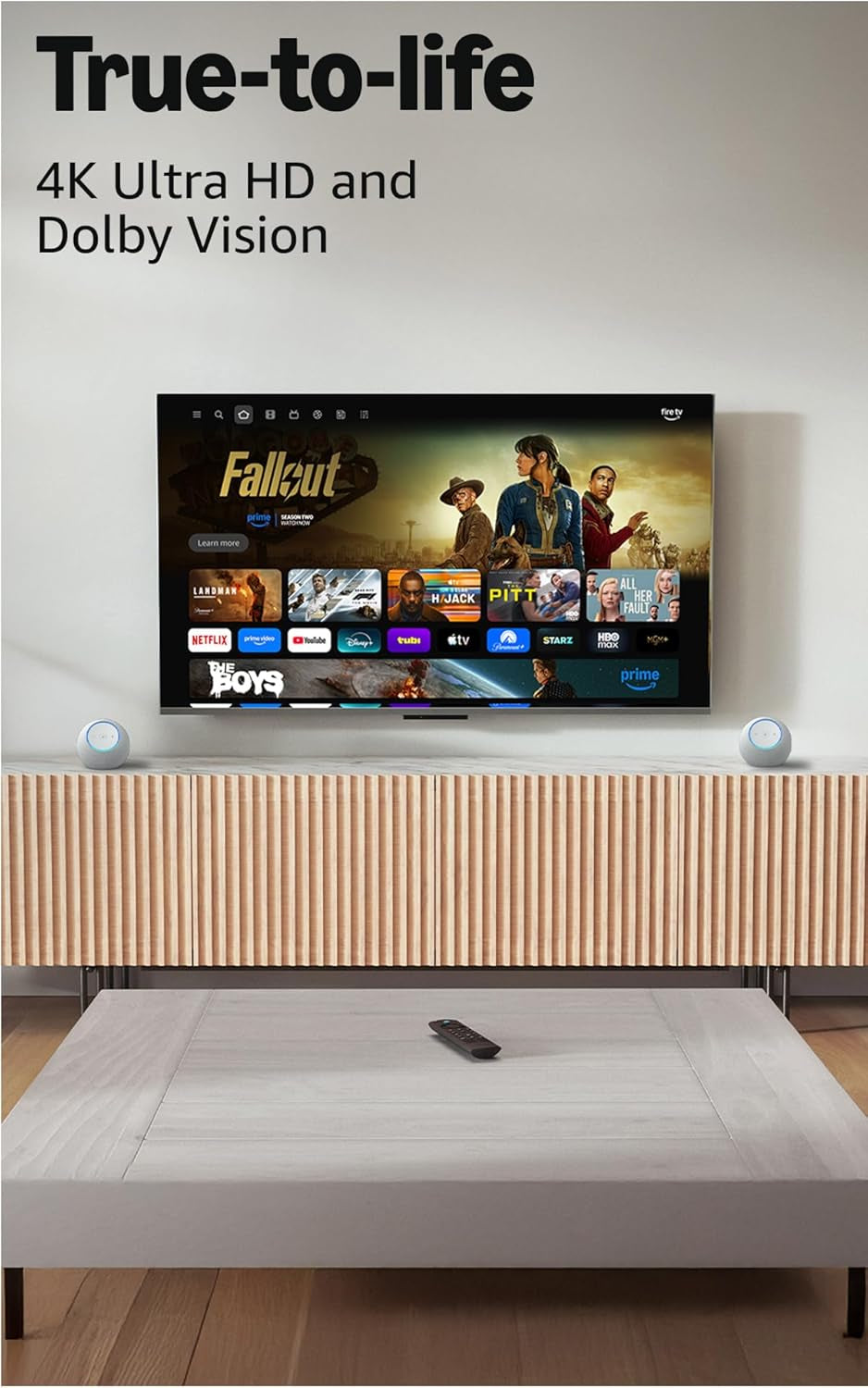 Fire TV Stick 4K plus (Newest Model) with Ai-Powered Fire TV Search, Wi-Fi 6, Stream over 1.8 Million Movies and Shows, Free & Live TV
