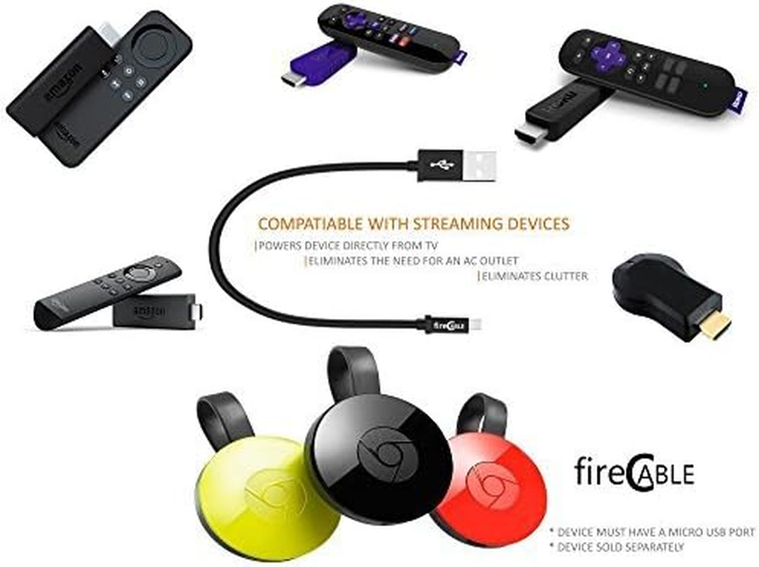 Wireless Adapter for Firestick, Eliminate Messy Wires & Wall Plugs