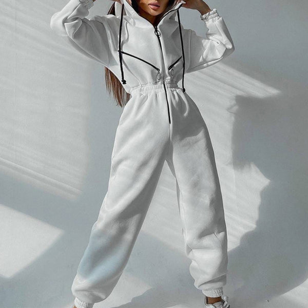 Casual Women Basic Hoodie Two Piece Set