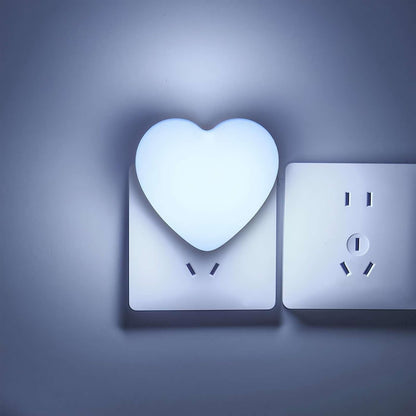 INZU Night Lights Plug into Wall, LED Night Light for Kids, Cute Nightlight with Auto Dusk to Dawn Sensor, LED Nightlight with Soft Warm Light for Bedroom, Nursery, Bathroom, Hallway (Pink)