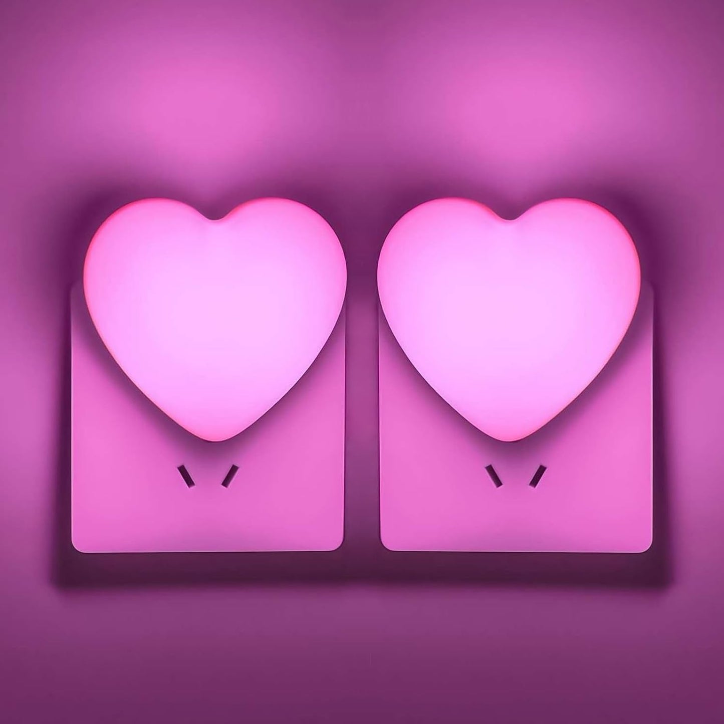 INZU Night Lights Plug into Wall, LED Night Light for Kids, Cute Nightlight with Auto Dusk to Dawn Sensor, LED Nightlight with Soft Warm Light for Bedroom, Nursery, Bathroom, Hallway (Pink)
