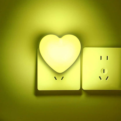 INZU Night Lights Plug into Wall, LED Night Light for Kids, Cute Nightlight with Auto Dusk to Dawn Sensor, LED Nightlight with Soft Warm Light for Bedroom, Nursery, Bathroom, Hallway (Pink)