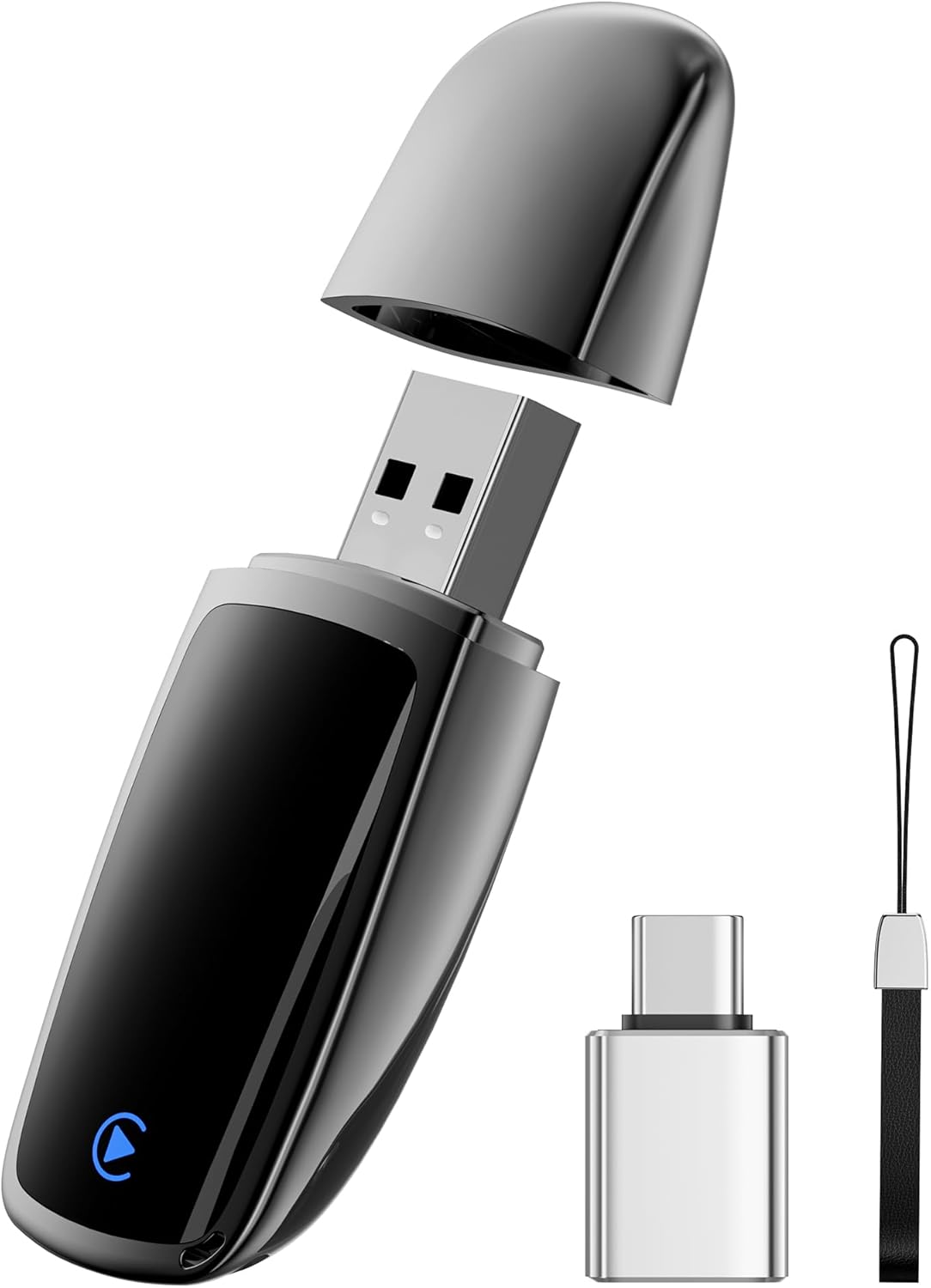 Wireless Carplay Adapter for Apple Iphone（2026 Upgrade）- Convert Wired Carplay to Carplay Wireless Adapter, Stable Connection Compatible with OEM Wired Carplay Vehicles & Ios 10+(Black)