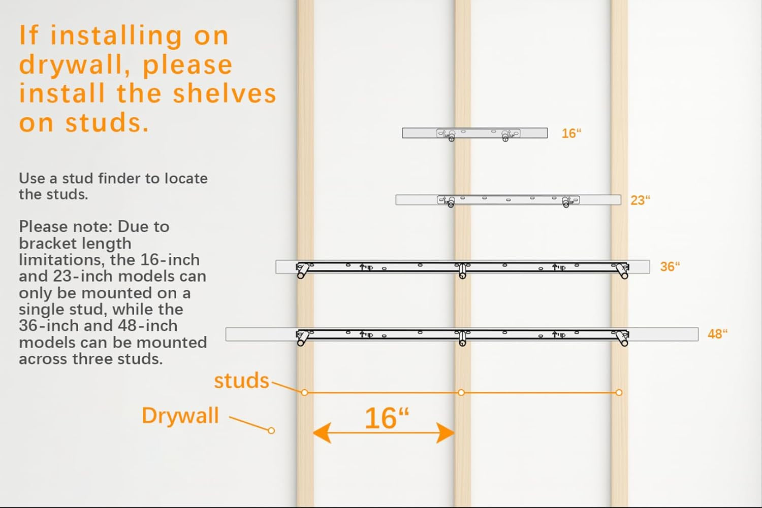 Floating Shelves for Wall, Wall Mounted Rustic Wood Shelves for Bathroom