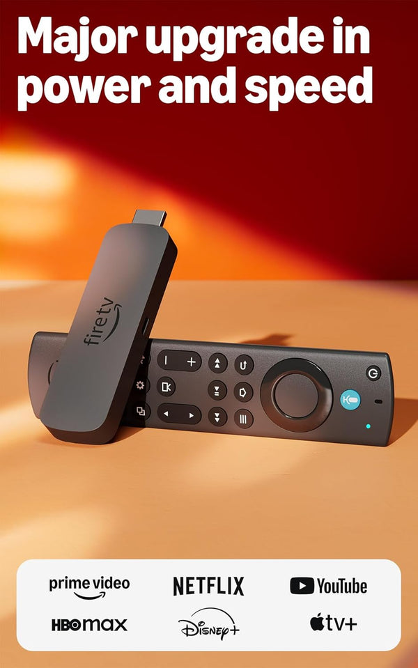 Fire TV Stick 4K Max Streaming Device, with Ai-Powered Fire TV Search, Supports Wi-Fi 6E, Free & Live TV without Cable or Satellite