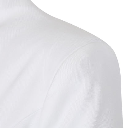 White Lapel Women Elegant Office Blazer Jacket