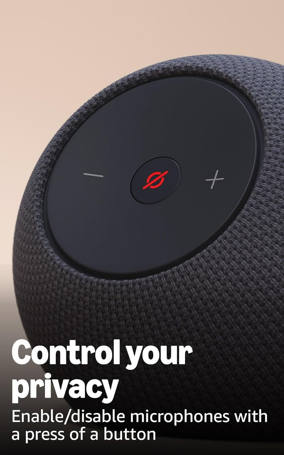 Echo Dot Max (Newest Model), Alexa Speaker with Room-Filling Sound and Nearly 3X Bass, Great for Living Rooms and Medium-Sized Spaces, Designed for Alexa+, Graphite